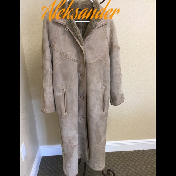 Aleksander Jackets & Blazers - Vintage Aleksander Iceland’s Finest Shearling Coat